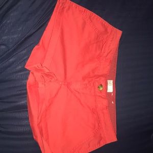 Red Orange Shorts